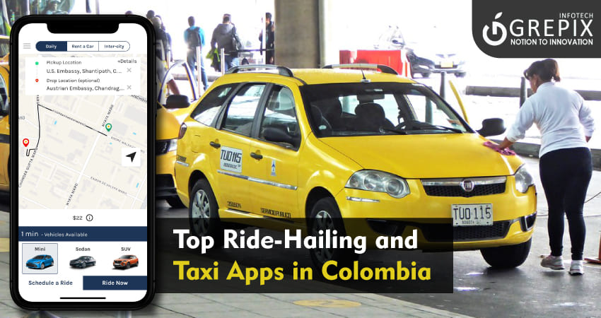 Top Ride-Hailing and taxi apps in Colombia