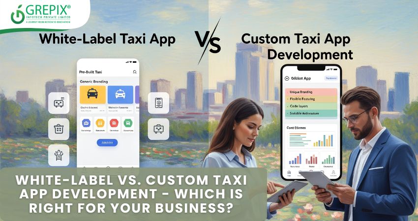 White-Label vs. Custom Taxi App Development - Which Is Right for Your Business?